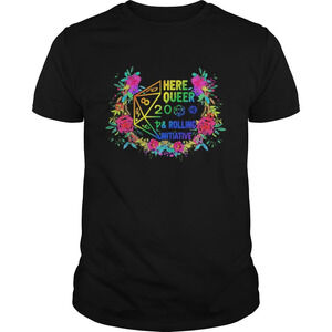 Here Queer And Rolling Initiative Flowers Shirt